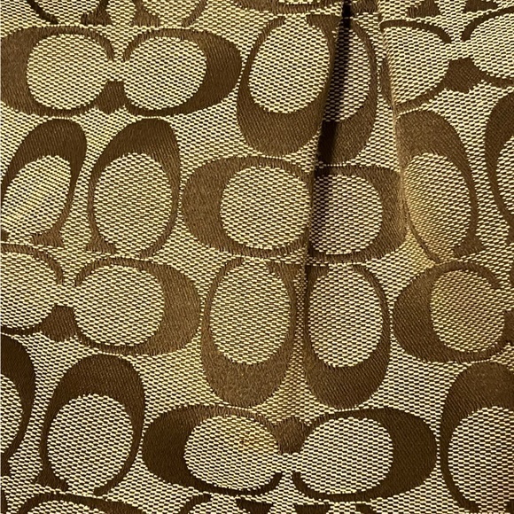 Coach Brown and Tan Monogram Shoulder Bag - Picture 12 of 16